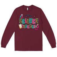 Burgundy science teacher Long Sleeve Tee - AdoDesignShop