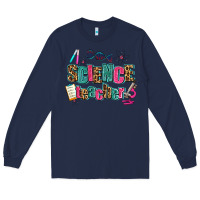 Navy science teacher Long Sleeve Tee - AdoDesignShop