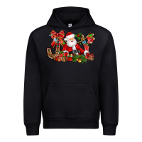 Black joy christmas with santa bbs Urban Hoodie - BundleAndBundleShop