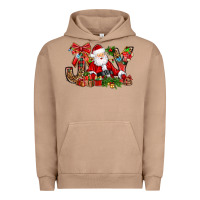 Pigment Burro joy christmas with santa bbs Urban Hoodie - BundleAndBundleShop