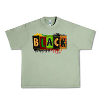 Oil Green black Urban Heavy Tee - Zillion Design Studio