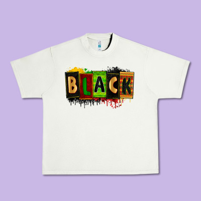 Black Urban Heavy Tee Designed By Zillion Design Studio