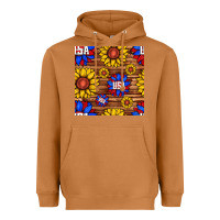 Meerkat usa sunflower seamless pattern Heavyweight Hoodie - BundleAndBundleShop