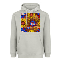 Moon Dust usa sunflower seamless pattern Heavyweight Hoodie - BundleAndBundleShop