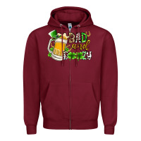 Burgundy bad and boozy Zipper Hoodie - RacoonDesign