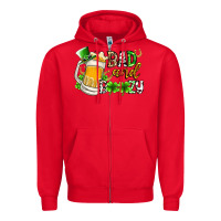 Red bad and boozy Zipper Hoodie - RacoonDesign