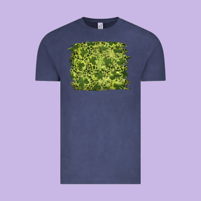 Vintage Tee st patricks day shamrock leopard background