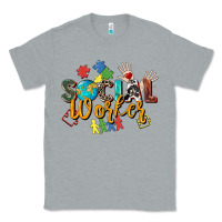 Heather Grey social worker Classic Tee - Zillion Design Studio