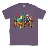 Lavender social worker Classic Tee - Zillion Design Studio