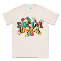 Natural social worker Classic Tee - Zillion Design Studio