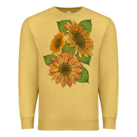 Antique Gold sunflowers b Premium Sweatshirt - Artiststas