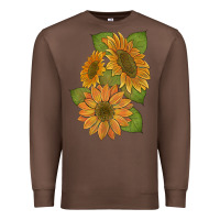 Chestnut sunflowers b Premium Sweatshirt - Artiststas