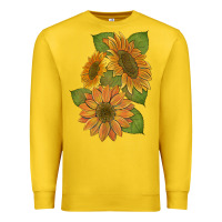 Lemon sunflowers b Premium Sweatshirt - Artiststas