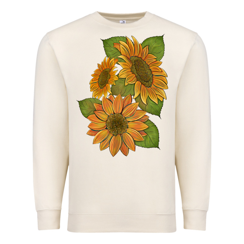 Sunflowers B Premium Sweatshirt by Artiststas | Teevron