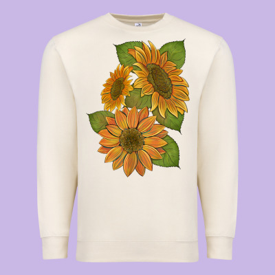 Sunflowers B Premium Sweatshirt Designed By Artiststas