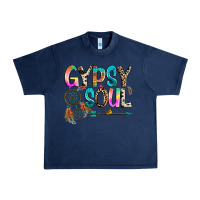 Navy gypsy soul Urban Heavy Tee - texasbilliewilder