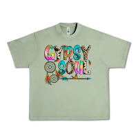 Oil Green gypsy soul Urban Heavy Tee - texasbilliewilder