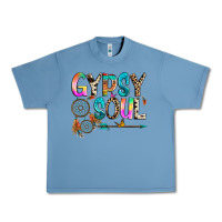 Pebble Blue gypsy soul Urban Heavy Tee - texasbilliewilder