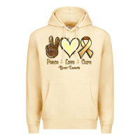 Pina Colada Peace love cure Bone Cancer Premium Hoodie - NancyCooperArtShop