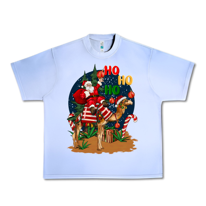Christmas  Camel With Santa Urban Heavy Tee by BarkalooDesign | Teevron