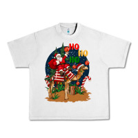 Lunar Rock Christmas  camel with Santa Urban Heavy Tee - BarkalooDesign