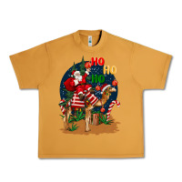 Peanut Butter Christmas  camel with Santa Urban Heavy Tee - BarkalooDesign
