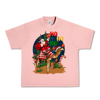 Salmon Christmas  camel with Santa Urban Heavy Tee - BarkalooDesign
