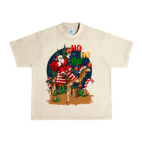 Sandshell Christmas  camel with Santa Urban Heavy Tee - BarkalooDesign