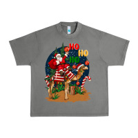 Tornado Christmas  camel with Santa Urban Heavy Tee - BarkalooDesign