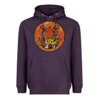 Plum horseshoe circle Heavyweight Hoodie - JahusDesignShop