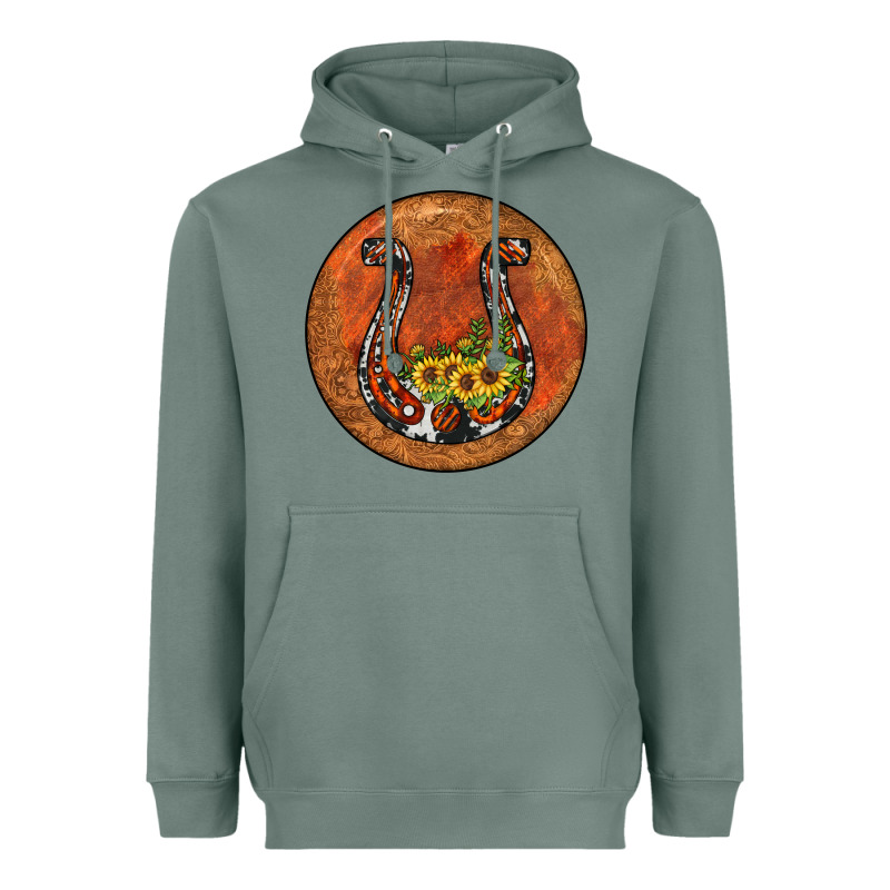 Horseshoe Circle Heavyweight Hoodie by JahusDesignShop | Teevron