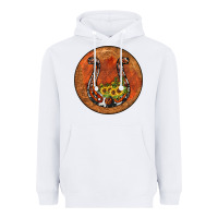 White horseshoe circle Heavyweight Hoodie - JahusDesignShop