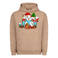Pigment Burro joy christmas with snowman bbs Urban Hoodie - BundleAndBundleShop