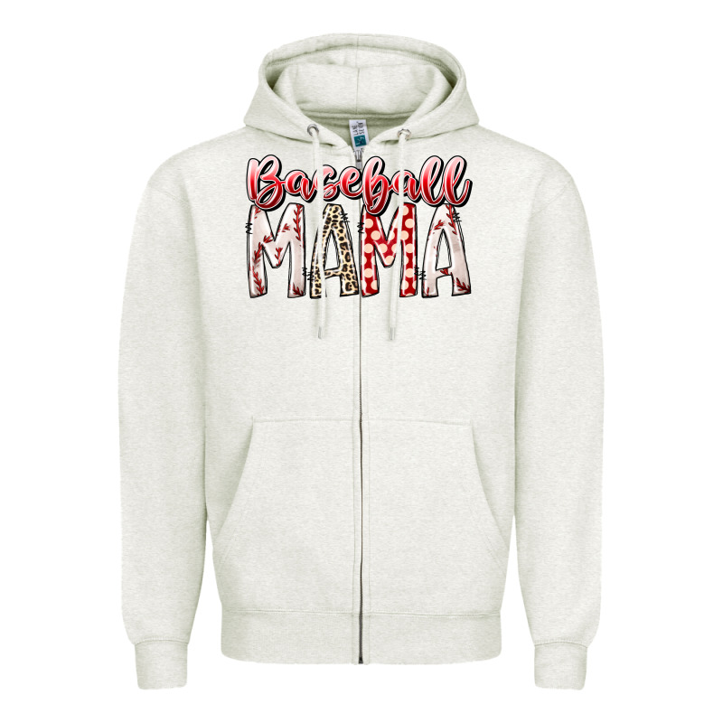 Baseball  Mama Zipper Hoodie by RacoonDesign | Teevron