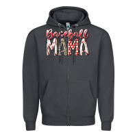 Smoke baseball  mama Zipper Hoodie - RacoonDesign