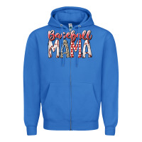 True Royal baseball  mama Zipper Hoodie - RacoonDesign