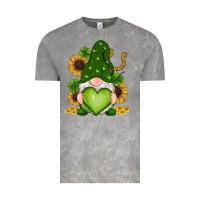 Cloud Rock st patricks day shamrock sunflowers gnomes Vintage Tee - RanaPortraitStore