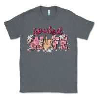 Charcoal Heather spoiled wife Classic Tee - Zillion Design Studio