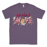 Lavender spoiled wife Classic Tee - Zillion Design Studio