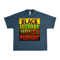 Midnight Navy black history month periodt Urban Heavy Tee - Zillion Design Studio