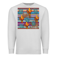 Dove Grey cactus gemstone seamless Premium Sweatshirt - AdoDesignShop