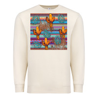 Sandshell cactus gemstone seamless Premium Sweatshirt - AdoDesignShop