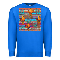 True Royal cactus gemstone seamless Premium Sweatshirt - AdoDesignShop