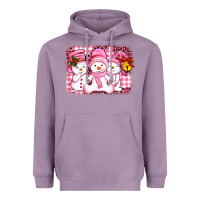 Lavender chillin pink   with my snowmies  ado Heavyweight Hoodie - AdoDesignShop
