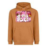 Meerkat chillin pink   with my snowmies  ado Heavyweight Hoodie - AdoDesignShop