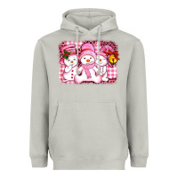 Moon Dust chillin pink   with my snowmies  ado Heavyweight Hoodie - AdoDesignShop
