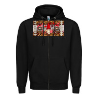 Black american football gnome license plate Zipper Hoodie - HRA Design Shop