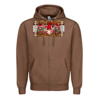 Chestnut american football gnome license plate Zipper Hoodie - HRA Design Shop