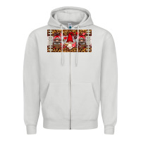 Dove Grey american football gnome license plate Zipper Hoodie - HRA Design Shop