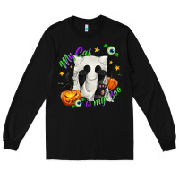 Black My Cat Is My Boo Long Sleeve Tee - texasbilliewilder